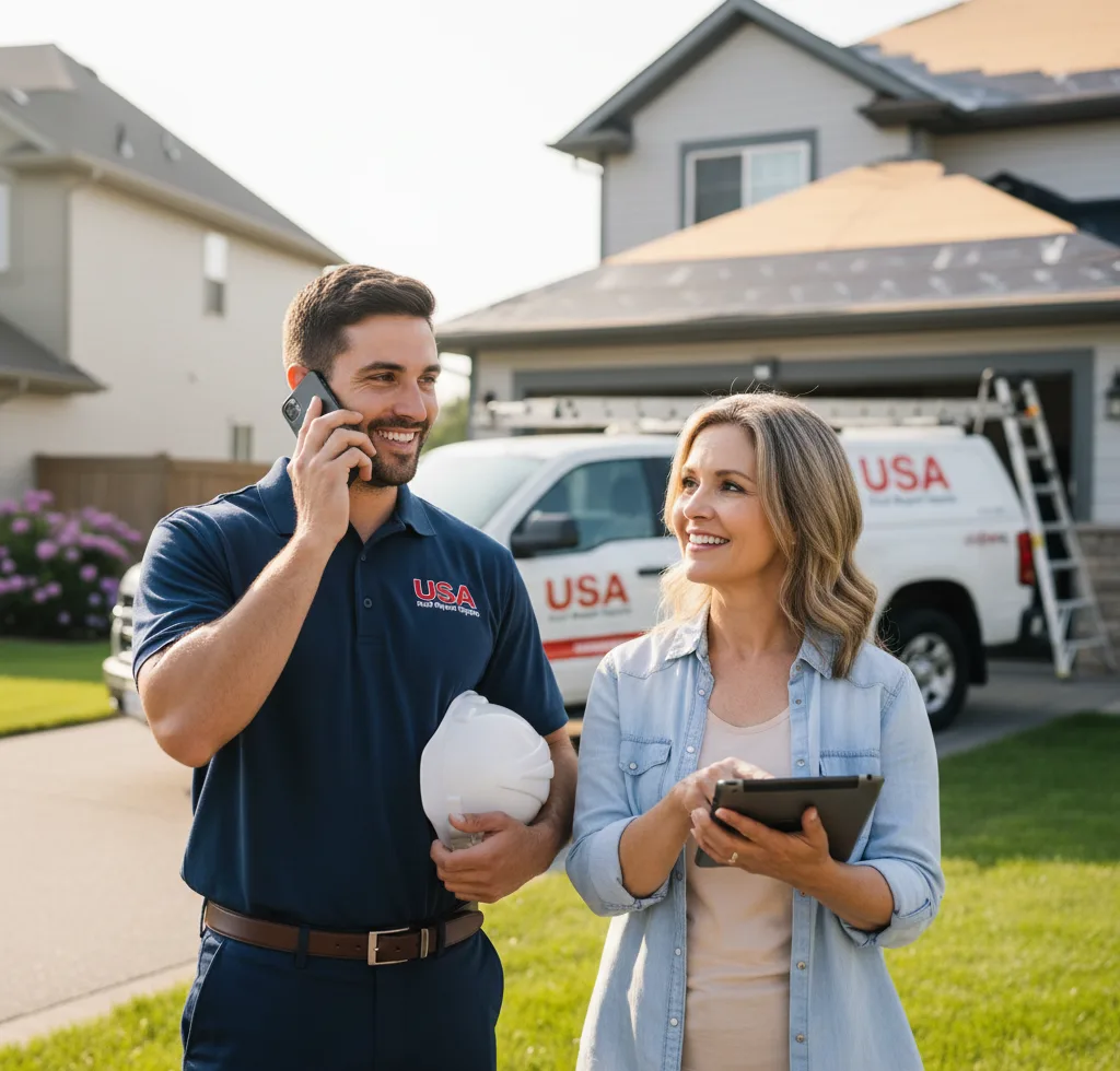 USA Roof Repair Experts customer support in Martin